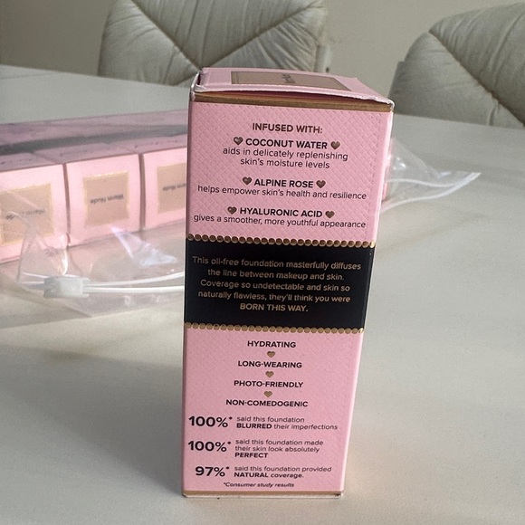 🆕 TOO FACED Born This Way Undetectable Medium Coverage Foundation WARM NUDE NIB - Picture 8 of 8
